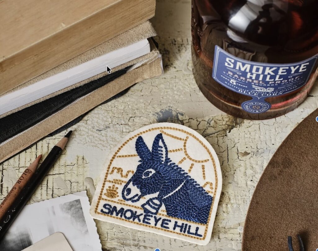 Smokeye Hill Provisions makes an excellent bourbon, delivered by TCB's beverage logistics