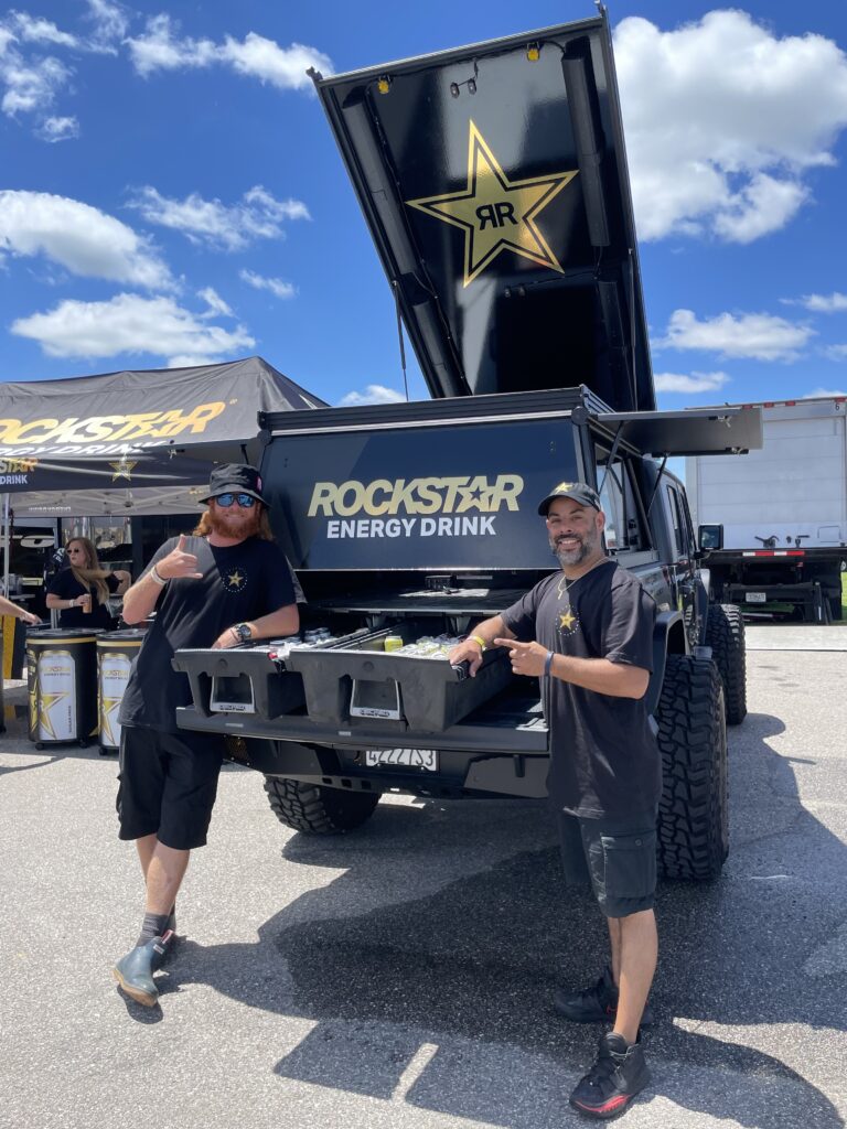 the Rockstar event that TCB helped produce with excellent logistics