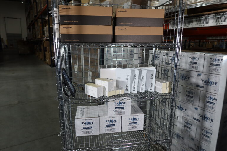 The TCB Warehouse using our Inventory Accuracy System.