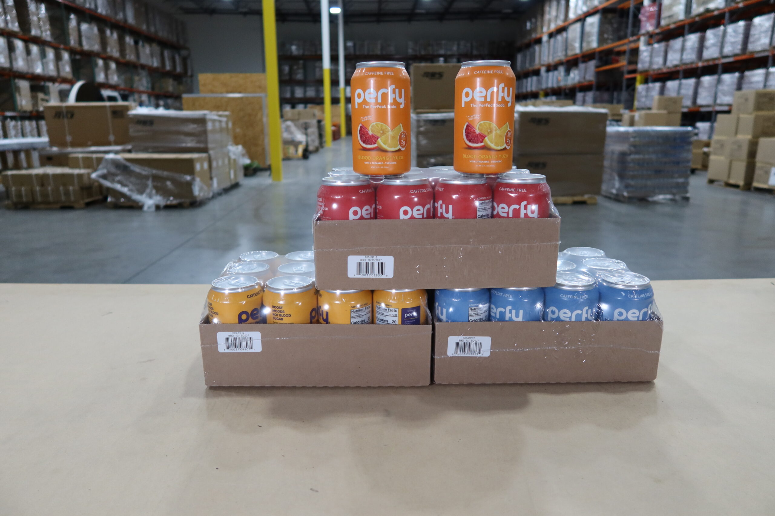 Perfy beverages ready for supply chain consolidation services.