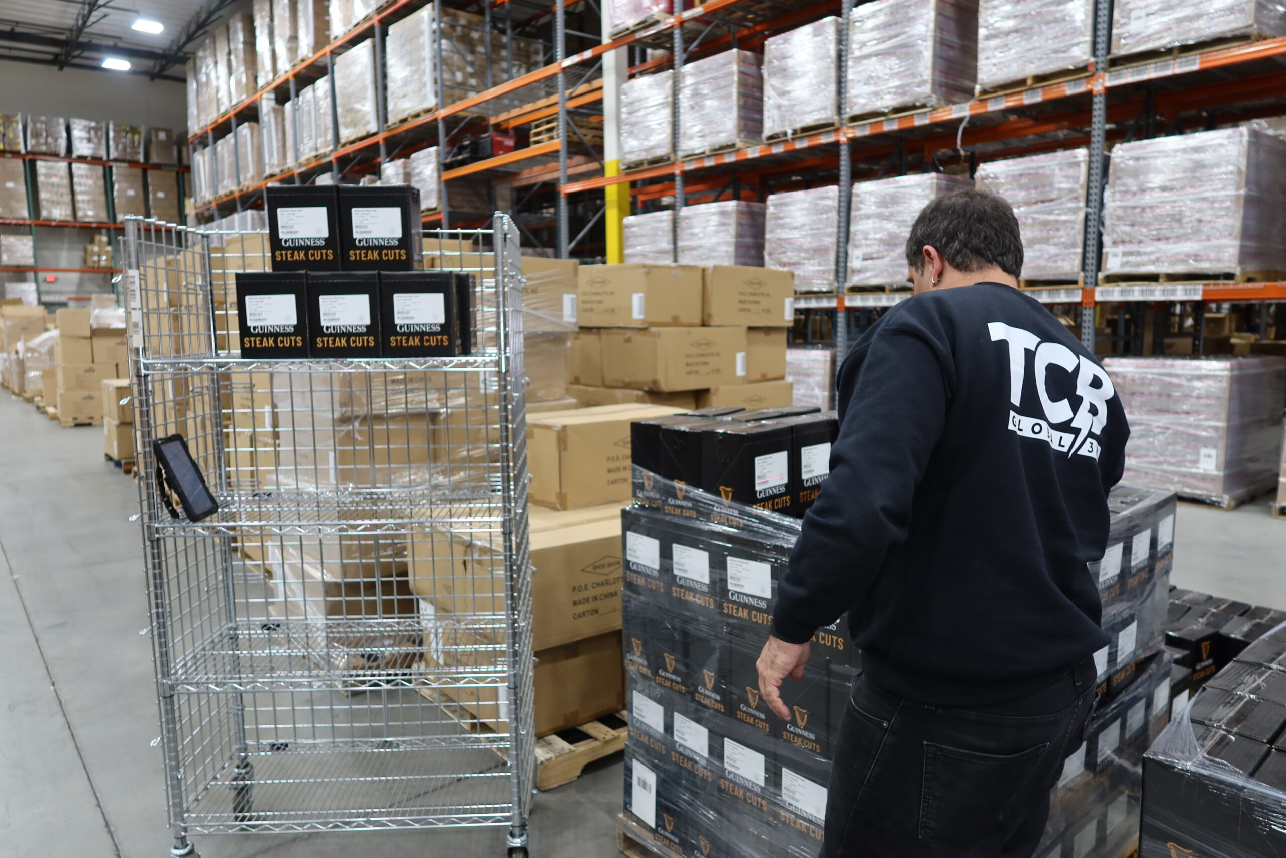 A TCB warehouse where we combat retail compliance chargebacks with good 3PL work.