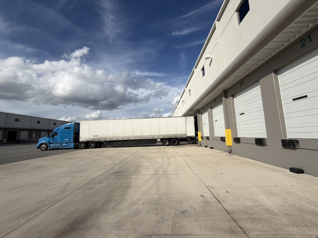 one of our TCB trucks that helps with strategic 3PL placement.