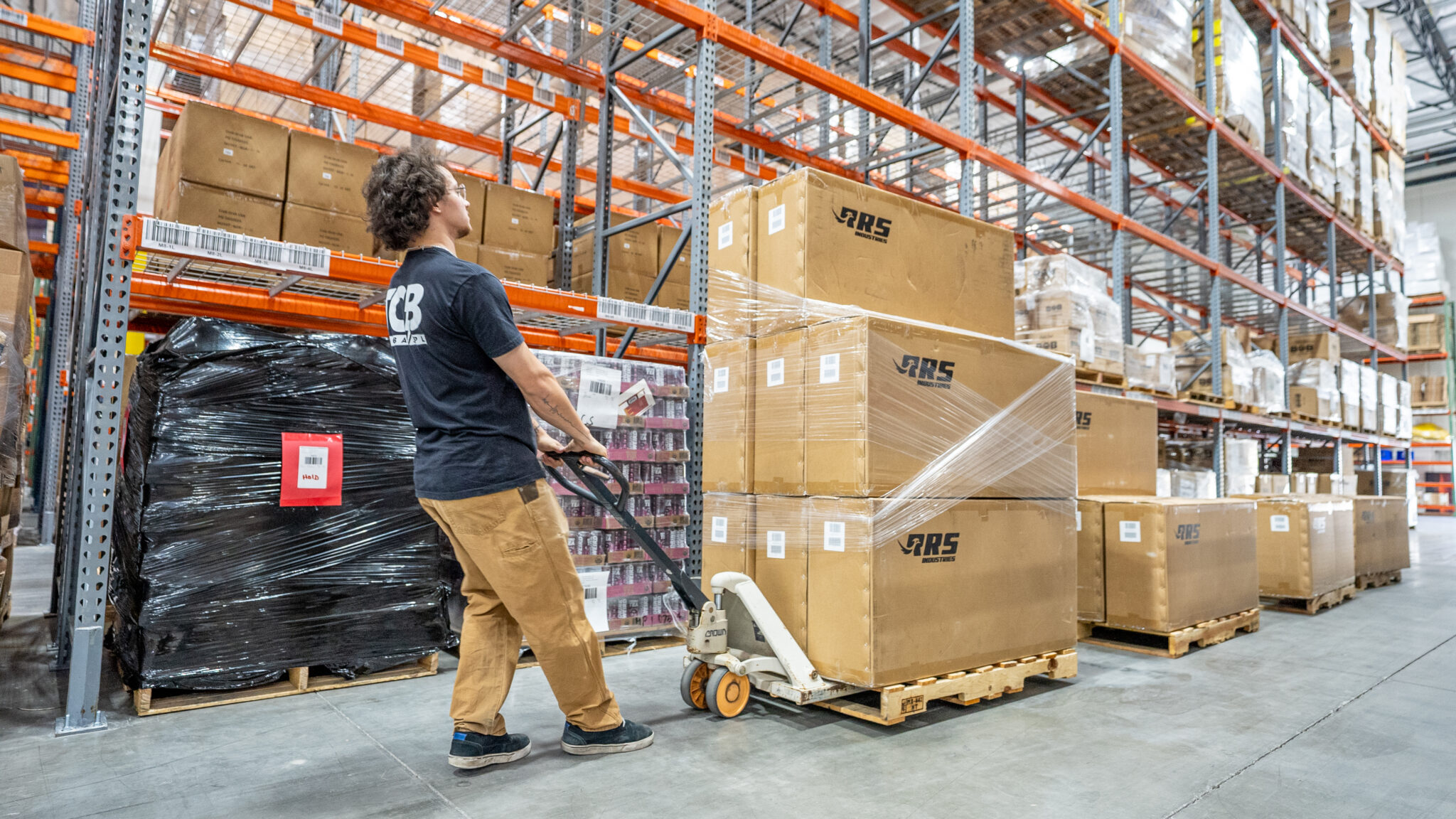 A TCB Worker helping with freight optimization