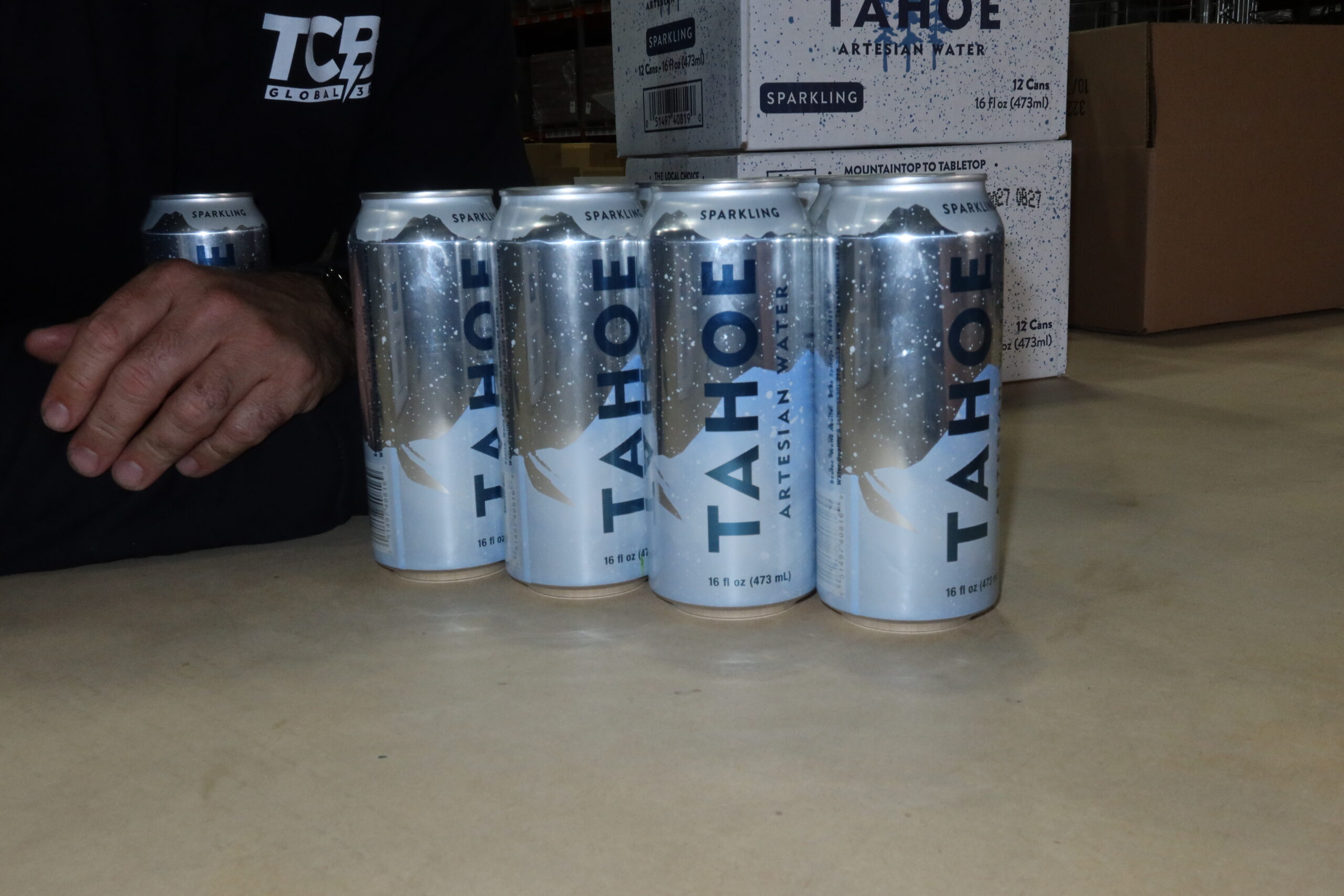 Tahoe, a bevverage brand that uses our beverage logistics